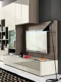 Sangiacomo Soggiorno completo Modo m5c64 di in stile moderno con forte sconto- Soggiorni Completi