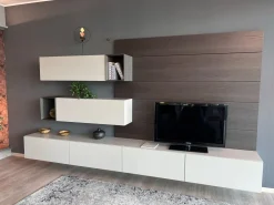 Soggiorno completo Modulart di in laccato opaco a prezzo scontato^Presotto Outlet
