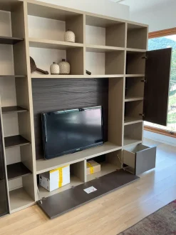 Alf Da Fre Soggiorno completo My space di in laminato materico in Offerta Outlet- Soggiorni Completi