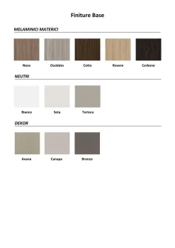 Orme Soggiorno completo day 29 di in laminato materico a prezzo Outlet- Soggiorni Completi