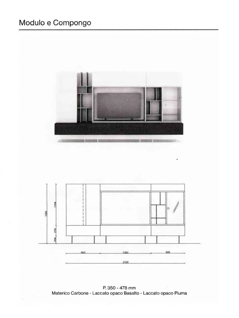 Soggiorno completo day 13 di in stile moderno a prezzi convenienti^Orme New