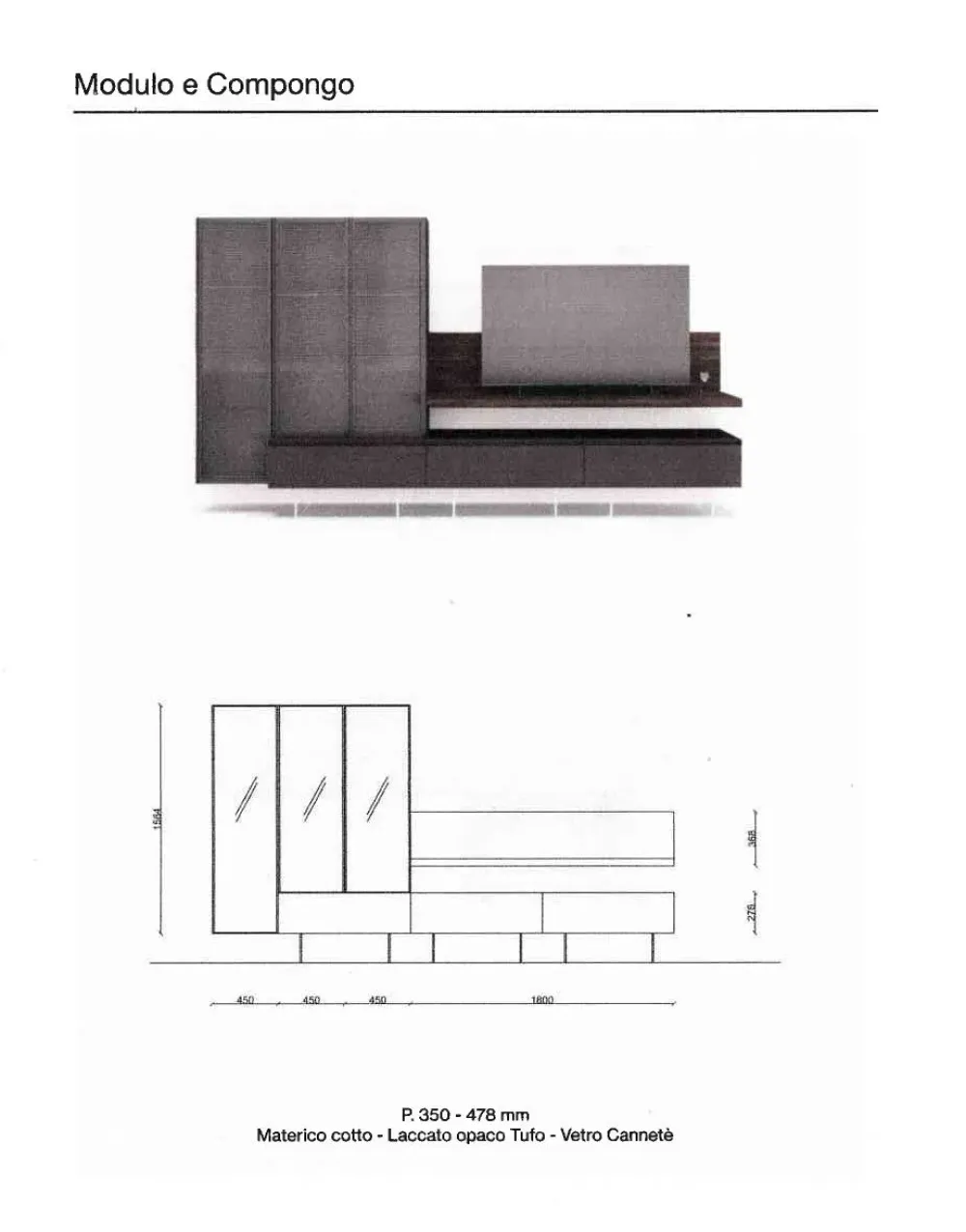 Soggiorno completo day 05 di in laminato materico a prezzo scontato^Orme Clearance