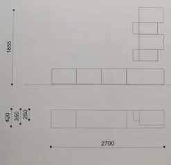 Clearance Soggiorno completo day 107 di in stile moderno a prezzi outlet Soggiorni Completi