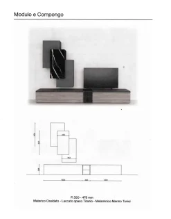 Soggiorno completo day 16 di in laminato materico a prezzo Outlet^Orme Online