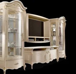 Md work Soggiorno completo Parete completa luxury veneziano di in stile classico a prezzi outlet- Soggiorni Completi