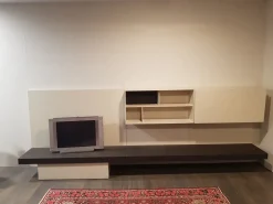 Molteni & C Soggiorno completo Pass-word di in laccato opaco in Offerta Outlet- Soggiorni Completi