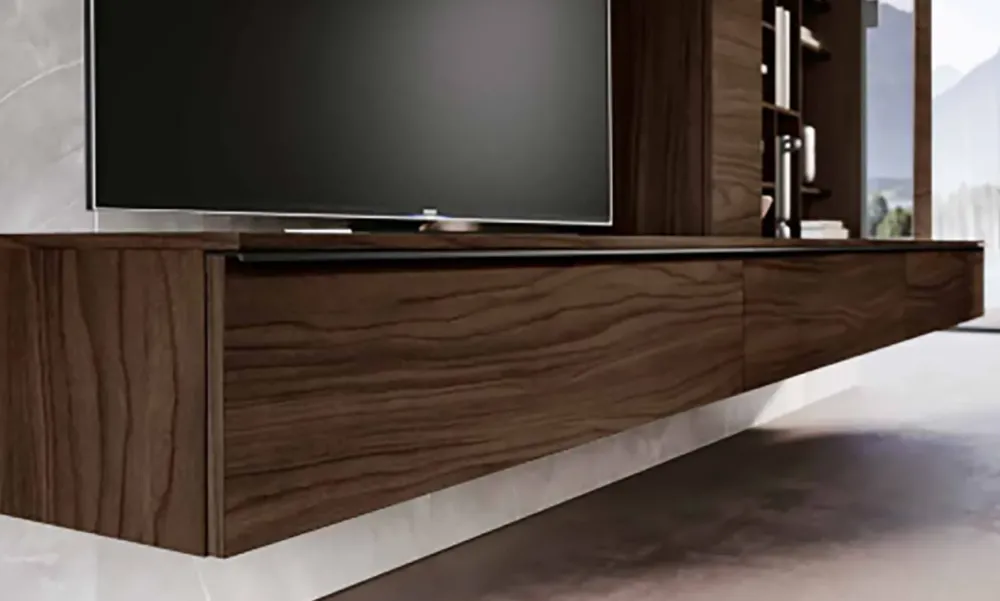 Imab Soggiorno completo Sm005 di in laminato materico a prezzo scontato- Soggiorni Completi