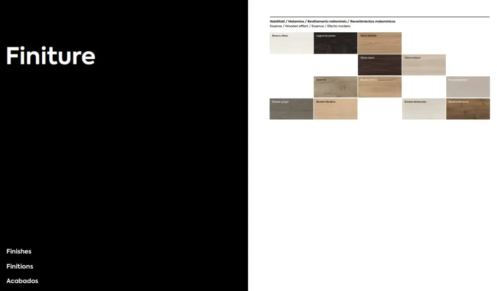 Imab Soggiorno completo Sm005 di in laminato materico a prezzo scontato- Soggiorni Completi