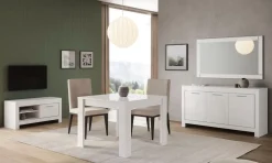 Soggiorno completo Soggiorno modena comp.01 di in laccato lucido a prezzo Outlet Soggiorni Completi