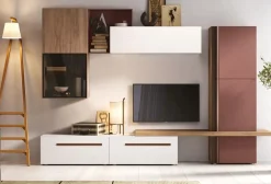 Outlet Etnico Soggiorno completo Soggiorno vintage moderno   di in stile moderno a prezzi outlet- Soggiorni Completi