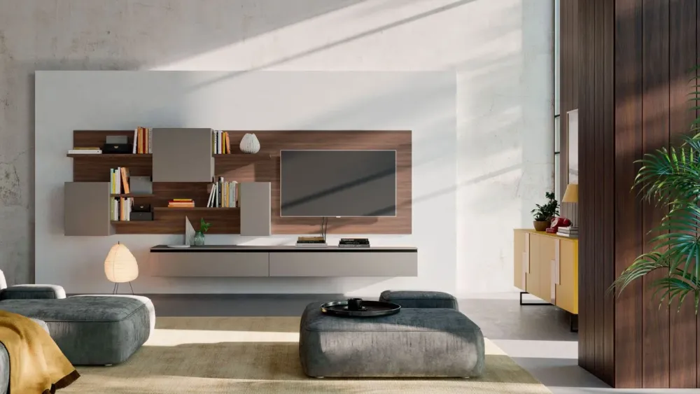 Online Soggiorno Light 02: design a prezzi outlet! Acquista ora! Soggiorni Completi