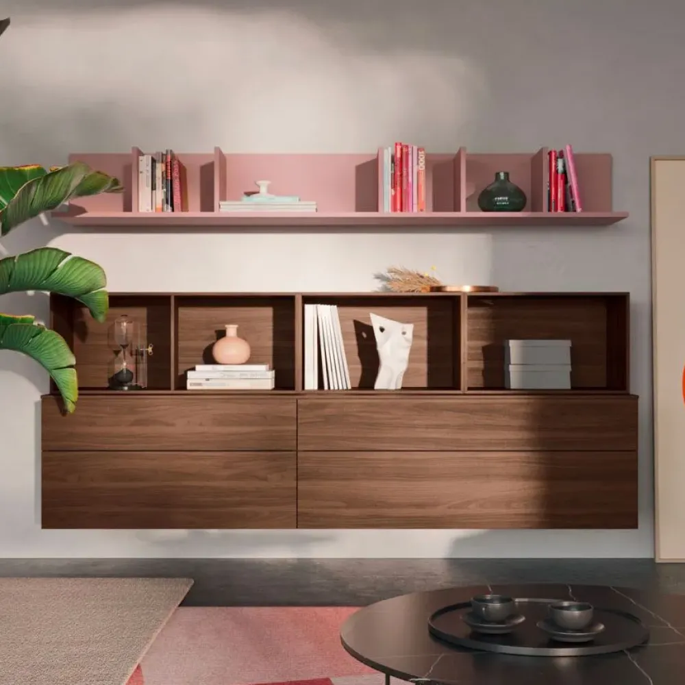 Soggiorno Light 03: laminato materico, prezzo scontato!^Orme Hot