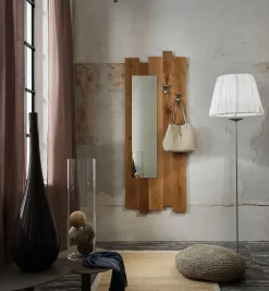 New Specchiera ingresso Zoe in rovere massello Specchiere