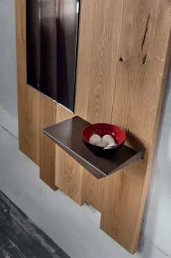 New Specchiera ingresso Zoe in rovere massello Specchiere