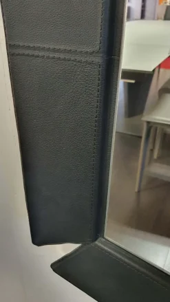 Ozzio Specchio design Bigxy cuoio di scontato -72%- Specchiere