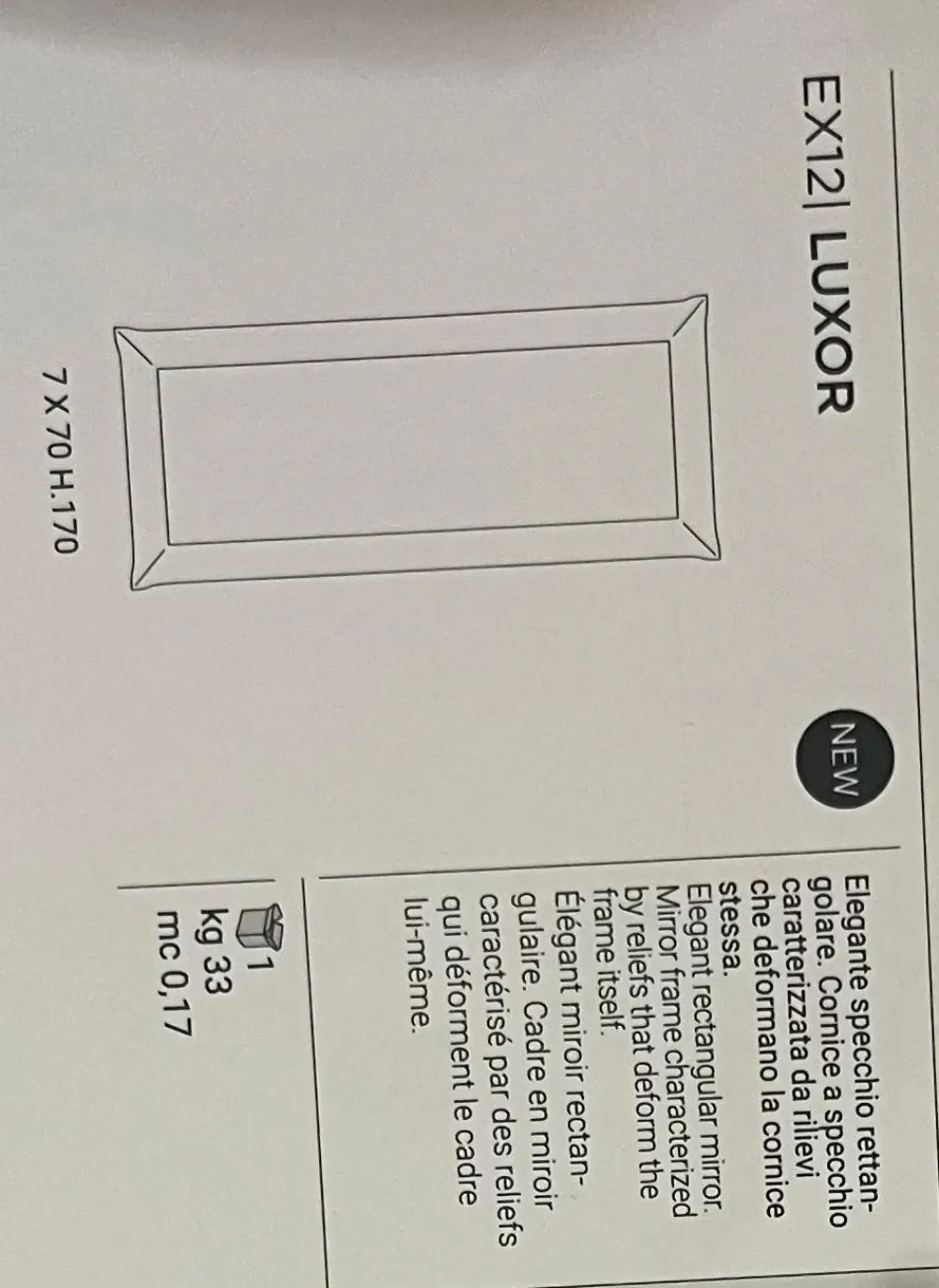 Best Specchio design Specchio luxor di a prezzo Outlet Specchiere