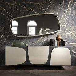 Discount Specchio Golden wood di in stile design SCONTATO  affrettati Specchiere