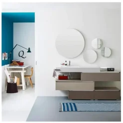 Online Specchio in stile design Light tonde OFFERTA OUTLET Specchiere