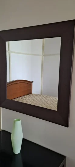 Specchio in stile moderna Mirror wood OFFERTA OUTLET^Spar Hot