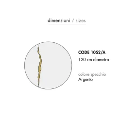 Specchio Lesion circle di a prezzi ribassati Specchiere