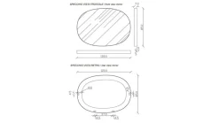 Riflessi Specchio modello Lumiere di a prezzi convenienti- Specchiere