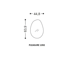 Specchio modello Pleasure di in offerta^Lago Online