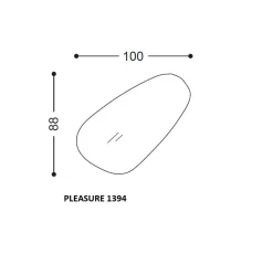 Specchio modello Pleasure di in offerta^Lago Online