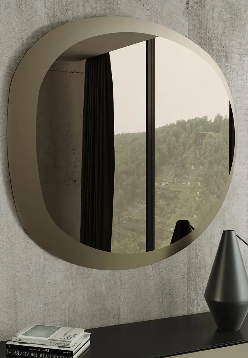 Outlet Specchio moderna Eclisse di a prezzo Outlet Specchiere