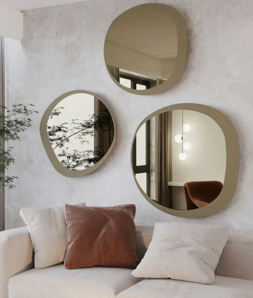 Outlet Specchio moderna Eclisse di a prezzo Outlet Specchiere