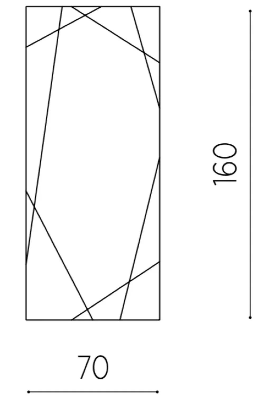 Capodarte Specchio moderna Ego di scontato -25%- Specchiere