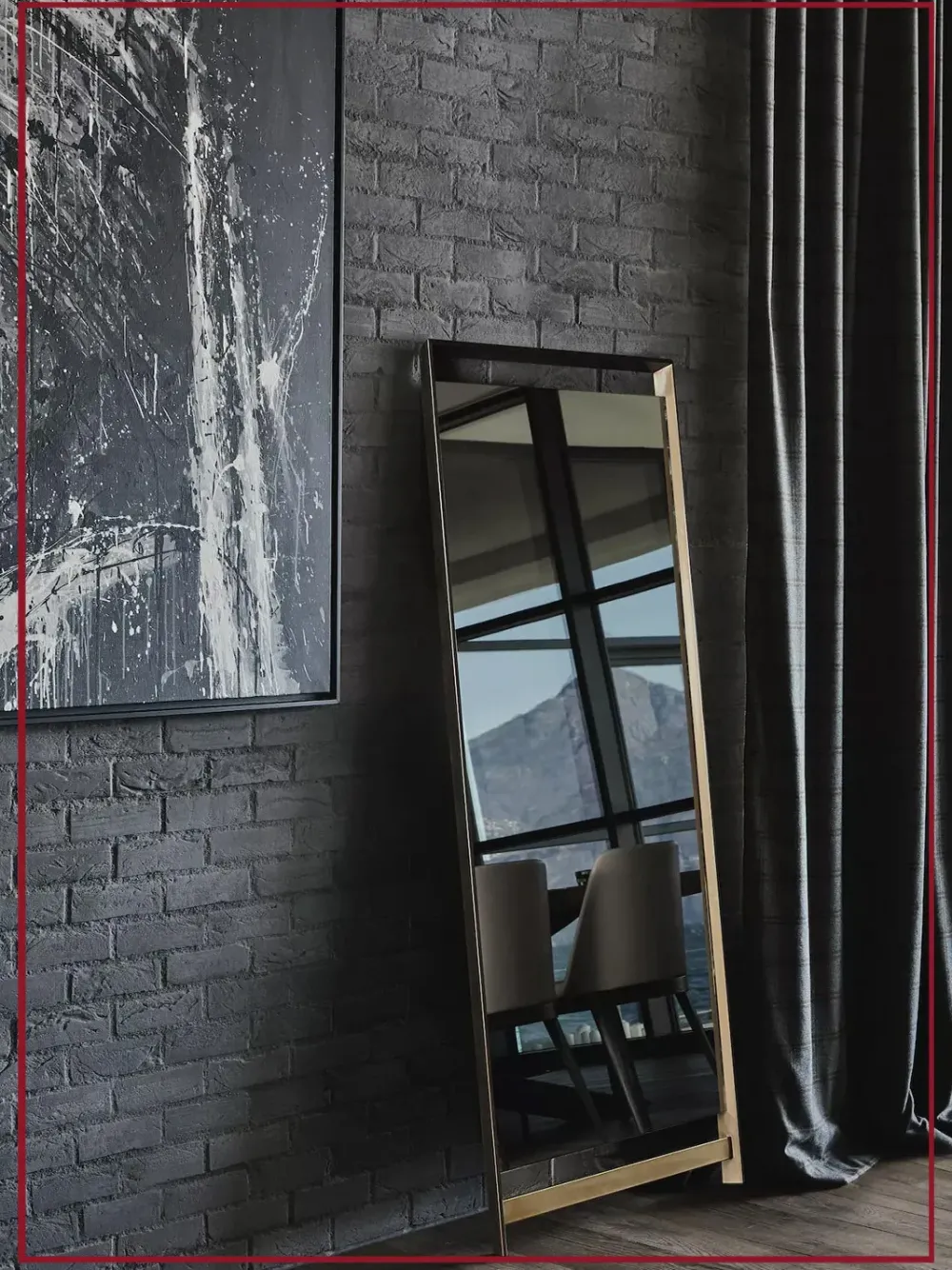 Bontempi Specchio moderna King 09.35 di scontato -40%- Specchiere