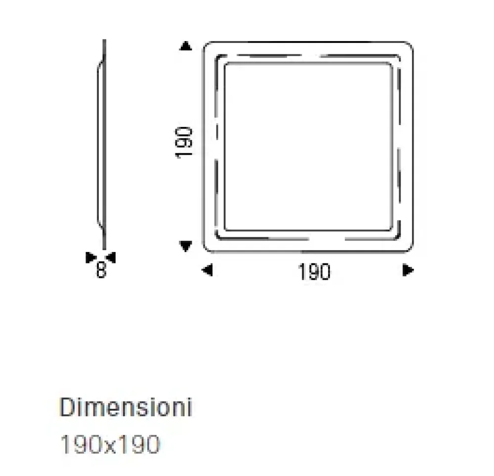 New Specchio moderno Glenn magnum di a prezzo scontato Specchiere