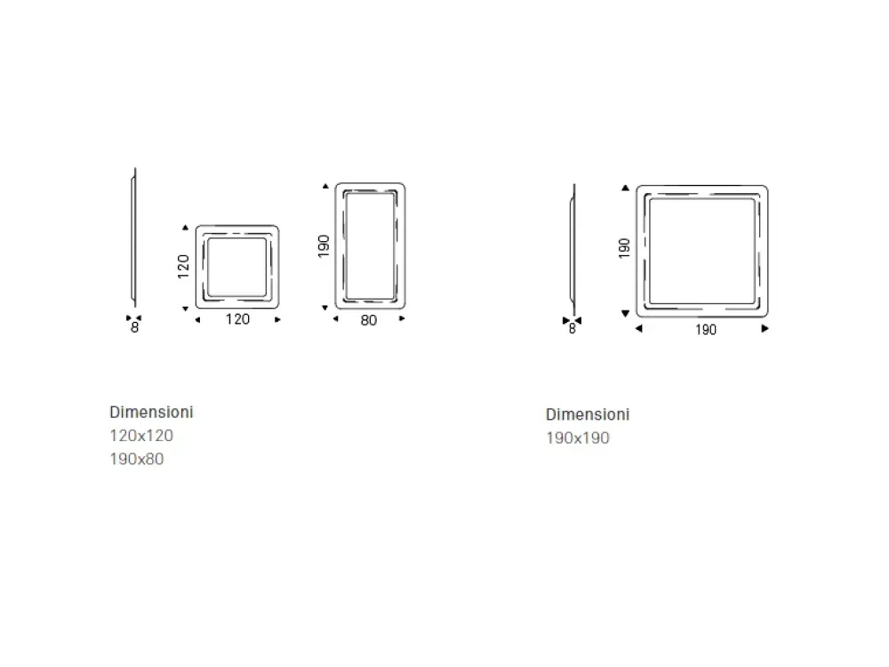 New Specchio moderno Glenn magnum di a prezzo scontato Specchiere