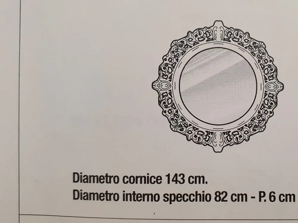 Specchio Narcisse di in stile moderno SCONTATO Specchiere