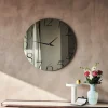 Specchio stile moderna modello Moment con orologio in OFFERTA OUTLET^Cattelan Italia New