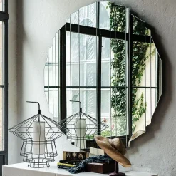 Specchio Stripes di in stile moderno SCONTATO^Cattelan Italia Outlet