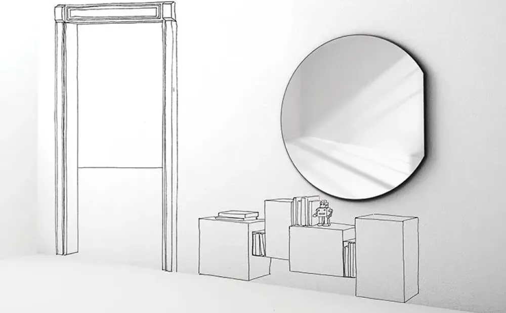 Specchio Sunset di in stile design SCONTATO^Minotti Italia Hot