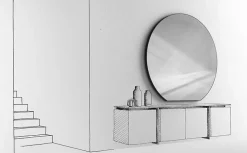 Specchio Sunset di in stile design SCONTATO^Minotti Italia Hot