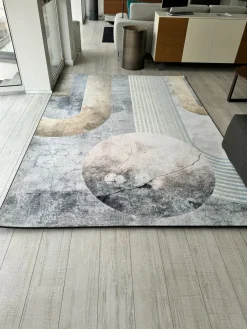 Tappeto modello Modello clock di inkiostro bianco con sconti imperdibili^Adriani e Rossi Outlet