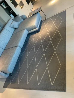 Hot Tappeto modello Zig zag in fibra sintetica  a prezzo Outlet Tappeti