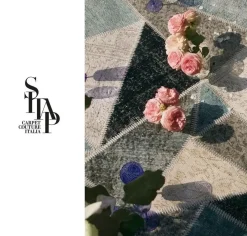 Tappeto Moderno modello Tappeto upcycling rotondo stile patchwork crash a prezzi convenienti^Sitap Online