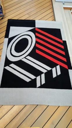 Artigianale Tappeto moderno Red lines ege a prezzo scontato- Tappeti