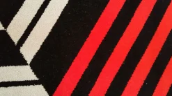 Artigianale Tappeto moderno Red lines ege a prezzo scontato- Tappeti
