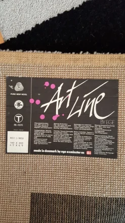 Artigianale Tappeto moderno Red lines ege a prezzo scontato- Tappeti