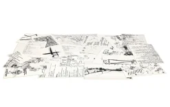 Mogg Tappeto Moderno sagomato  modello Appunti a prezzi convenienti- Tappeti