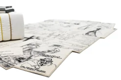 Mogg Tappeto Moderno sagomato  modello Appunti a prezzi convenienti- Tappeti