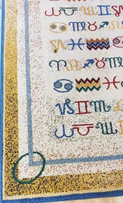 Clearance Tappeto quadrato  moderno Zodiaco in Offerta Outlet Tappeti