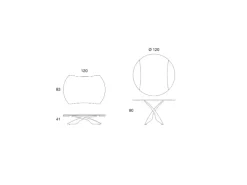 Compar Tavolino modello Paris in OFFERTA OUTLET- Tavolini