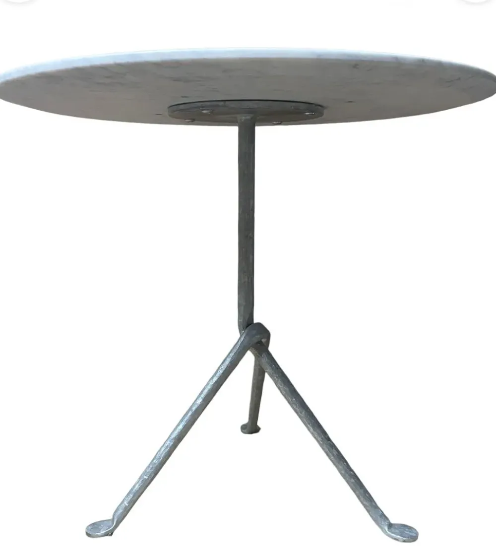 Tavolino design in marmo di Carrara, diam.60, prezzo ribassato!^Magis Clearance