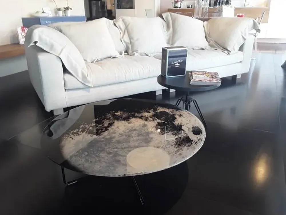 Moroso Tavolino design My moon my mirror di a prezzo scontato- Tavolini